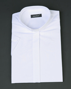 반팔(여)오메가셔츠흰색 - 목회자셔츠